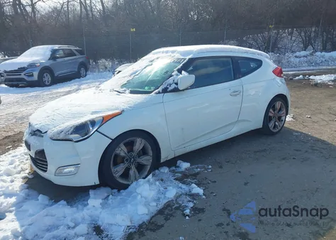 2012 Hyundai Veloster Base W/Gray z USA, uszkodzony, nr VIN KMHTC6AD2CU017867